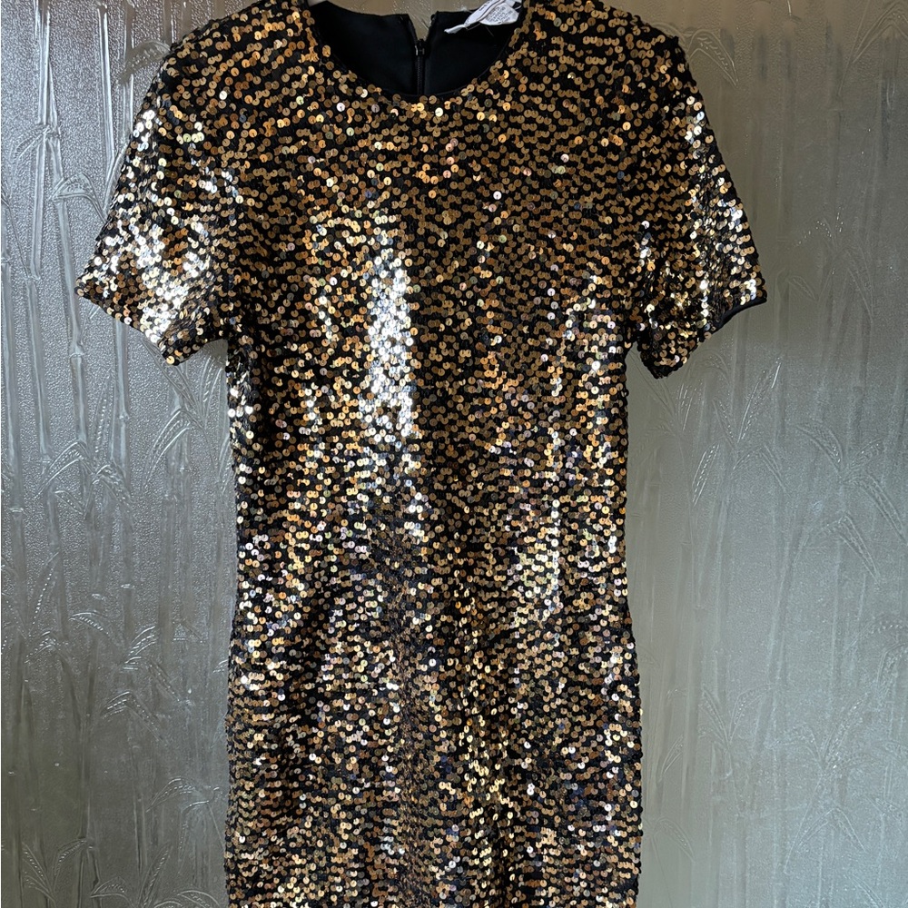 Vintage Adrienne Vittadini sequin dress